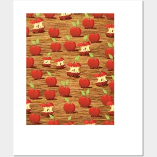 Juicy Red Apples Posters and Art